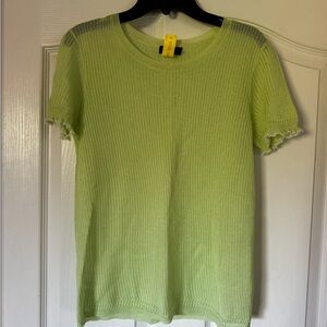 Rag and Bone Like Green Knit Top